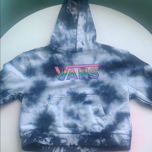 Vans Tye Dye Crop Hooded Sweatshirt